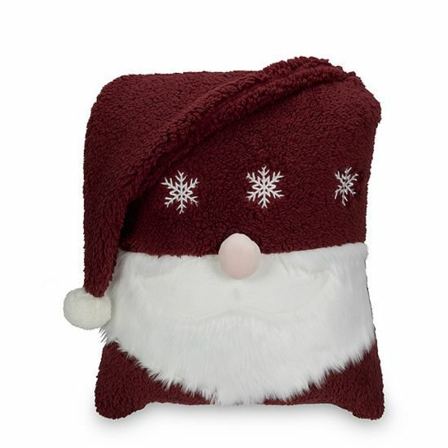 Home Decor * | Cuddl Duds Cozy Soft Gnome Critter Throw Pillow