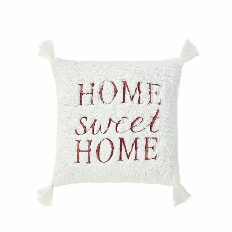 Home Decor * | Cuddl Duds Cozy Soft Home Sweet Home Throw Pillow