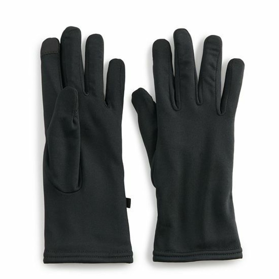 Womens * | Women'S Cuddl Duds Lined Stretch Fabric Gloves