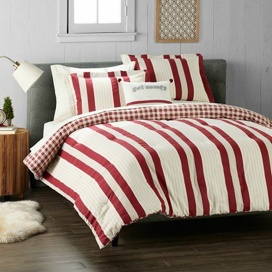 Bed & Bath * | Cuddl Duds Heavyweight Flannel Comforter Set With Shams