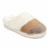 Boys * | Women'S Cuddl Duds Colorblock Faux Fur Clog Slipper