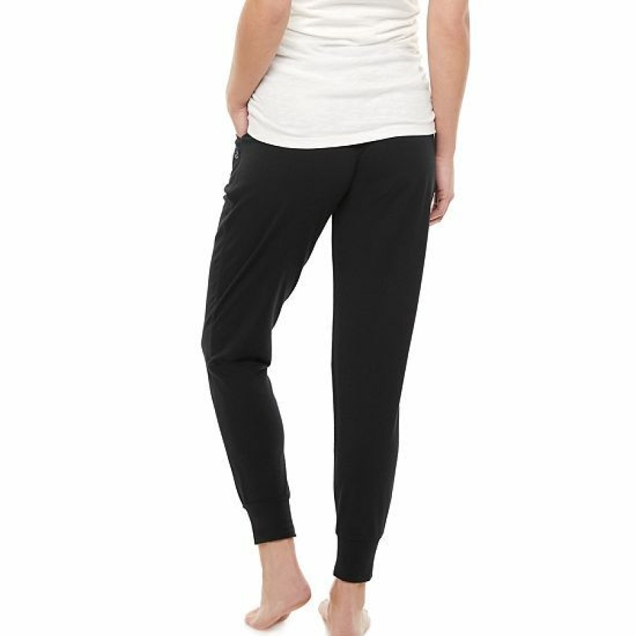 Womens * | Maternity Cuddl Duds Pajamas: Essential Banded Bottom Sleep Pants