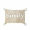 Home Decor * | Cuddl Duds Cozy Soft Family Applique Throw Pillow