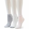 Womens * | Women'S Cuddl Duds Everyday 3-Pack Low Cut Socks