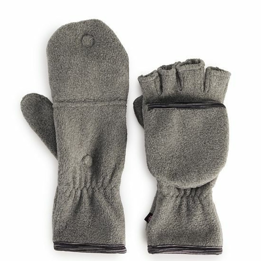 Womens * | Cuddl Duds Fleece Flip Women'S Finger Mittens