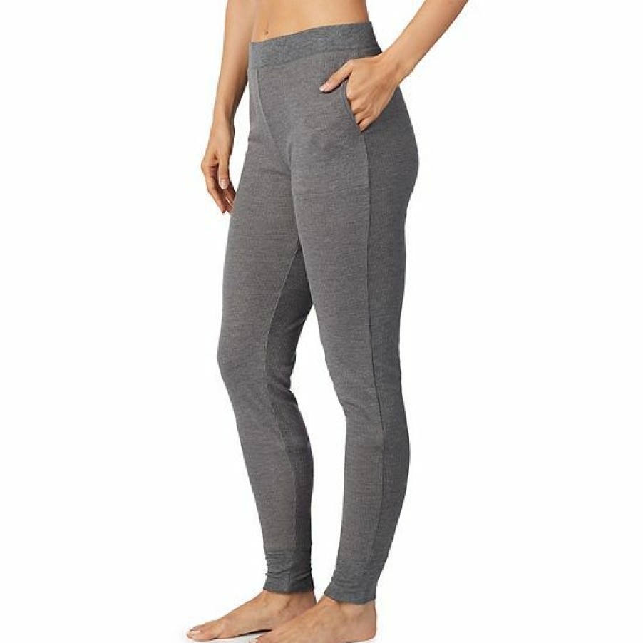 Womens * | Women'S Cuddl Duds Stretch Thermal Leggings