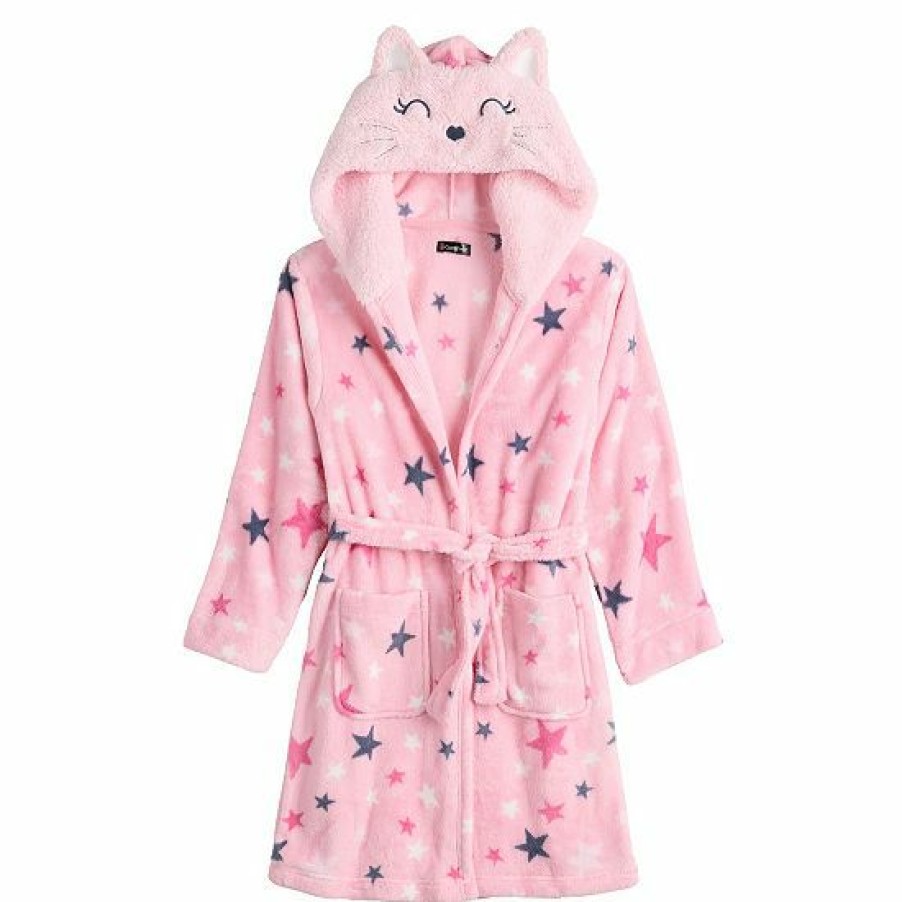 Womens * | Girls 4-12 Cuddl Duds Hooded Robe