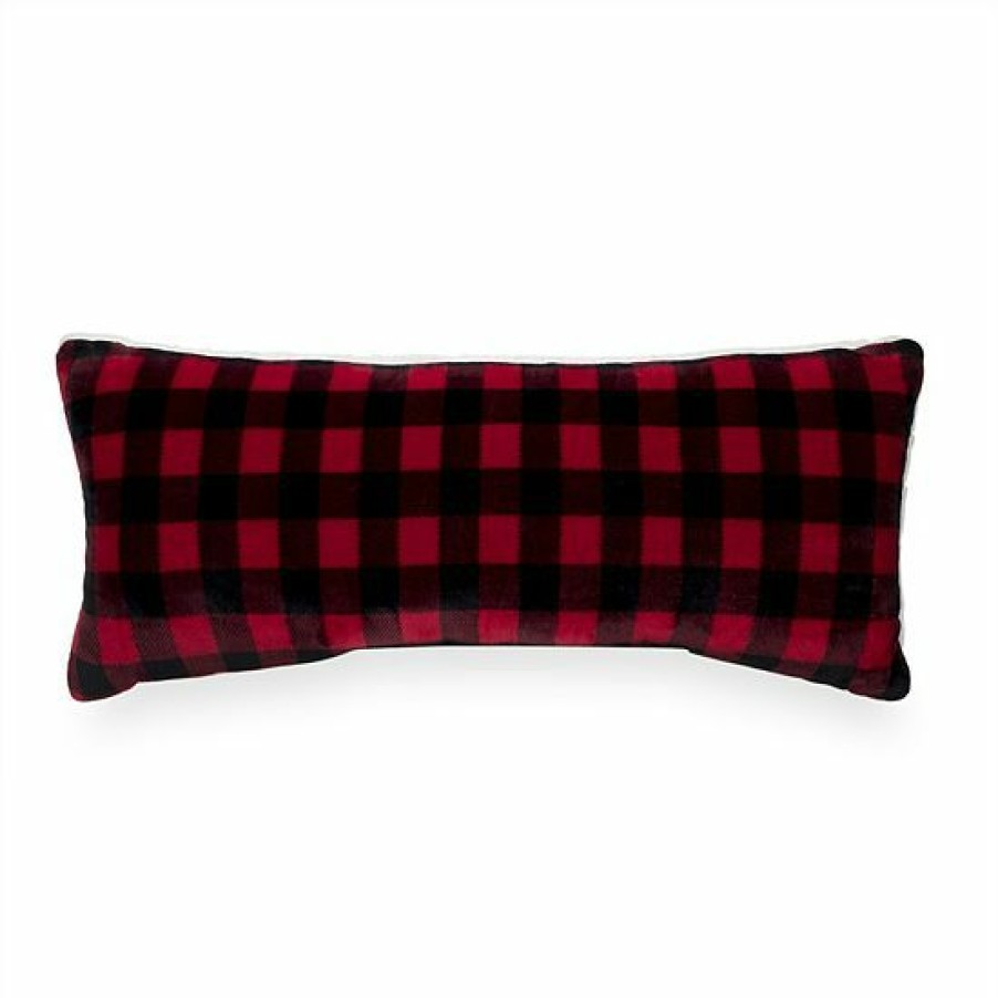 Home Decor * | Cuddl Duds Cozy Soft Snuggle Applique Throw Pillow