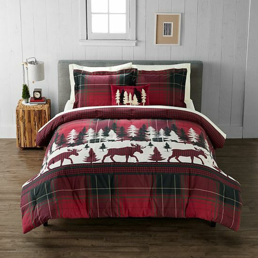 Bed & Bath * | Cuddl Duds Heavyweight Flannel Comforter Set With Shams