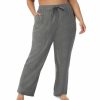 Womens * | Plus Size Cuddl Duds Fleecewear With Stretch Lounge Pants