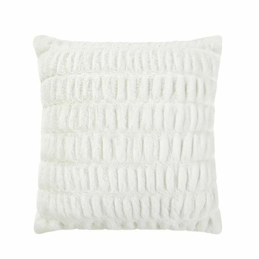 Home Decor * | Cuddl Duds Cozy Soft Solid Faux Fur Throw Pillow