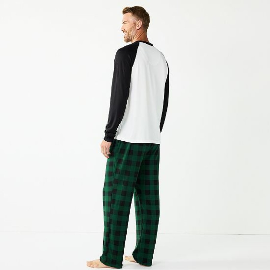 Womens * | Men'S Jammies For Your Families Beary Cool "Papa Bear" Pajama Set By Cuddl Duds