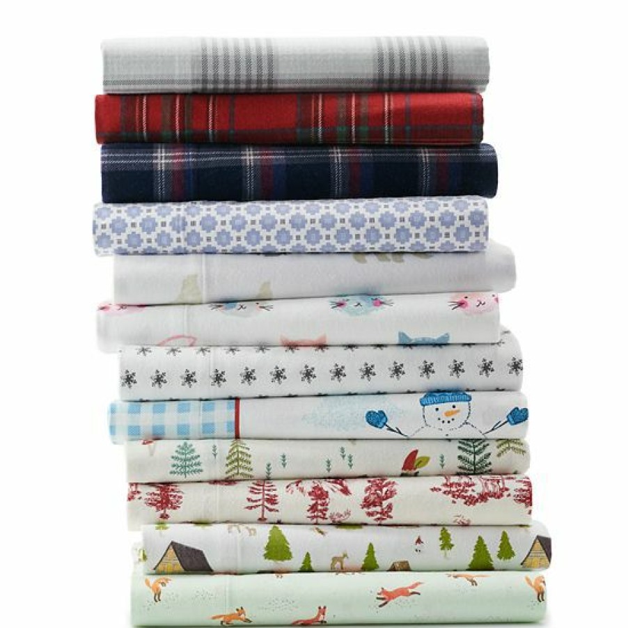 Bed & Bath * | Cuddl Duds Flannel Sheet Set Or Pillowcases