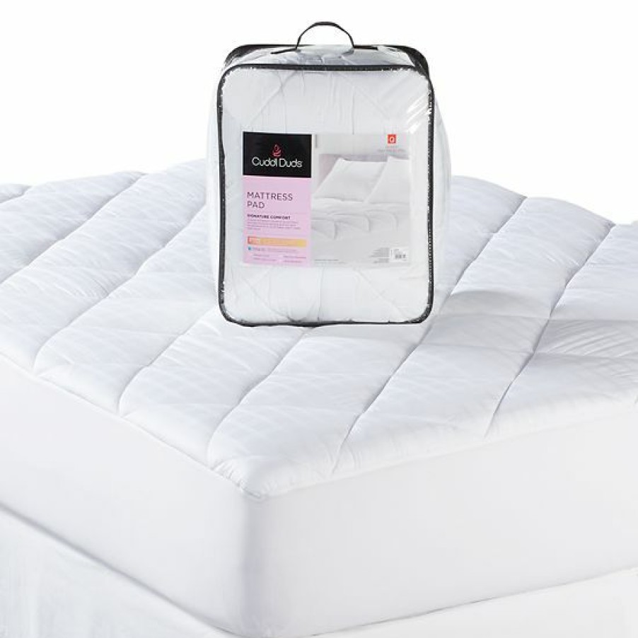 Bed & Bath * | Cuddl Duds Down Alternative Mattress Pad