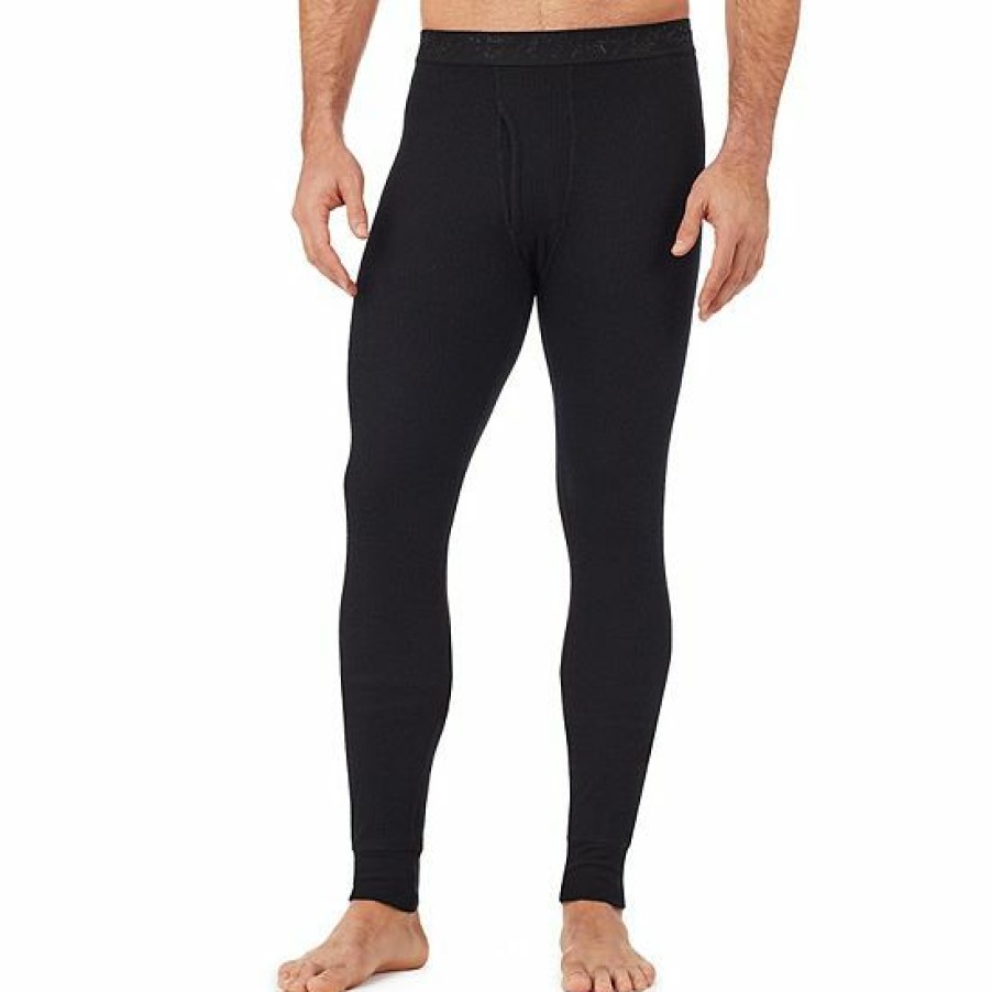 Womens * | Men'S Cuddl Duds Midweight Waffle Thermal Performance Baselayer Pants