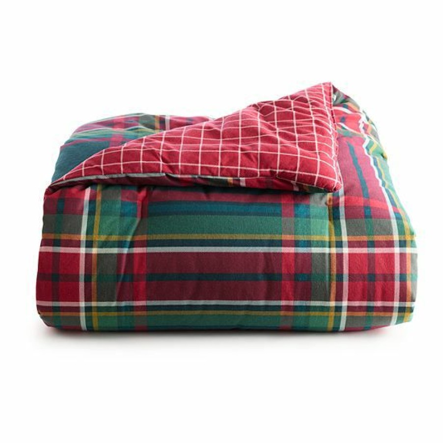 Bed & Bath * | Cuddl Duds Heavyweight Flannel Comforter Set With Pillow