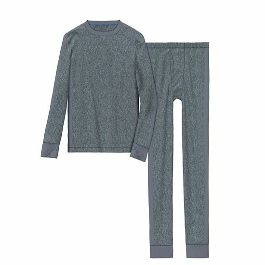 Womens * | Boys Cuddl Duds Fleece 2-Piece Base Layer Set