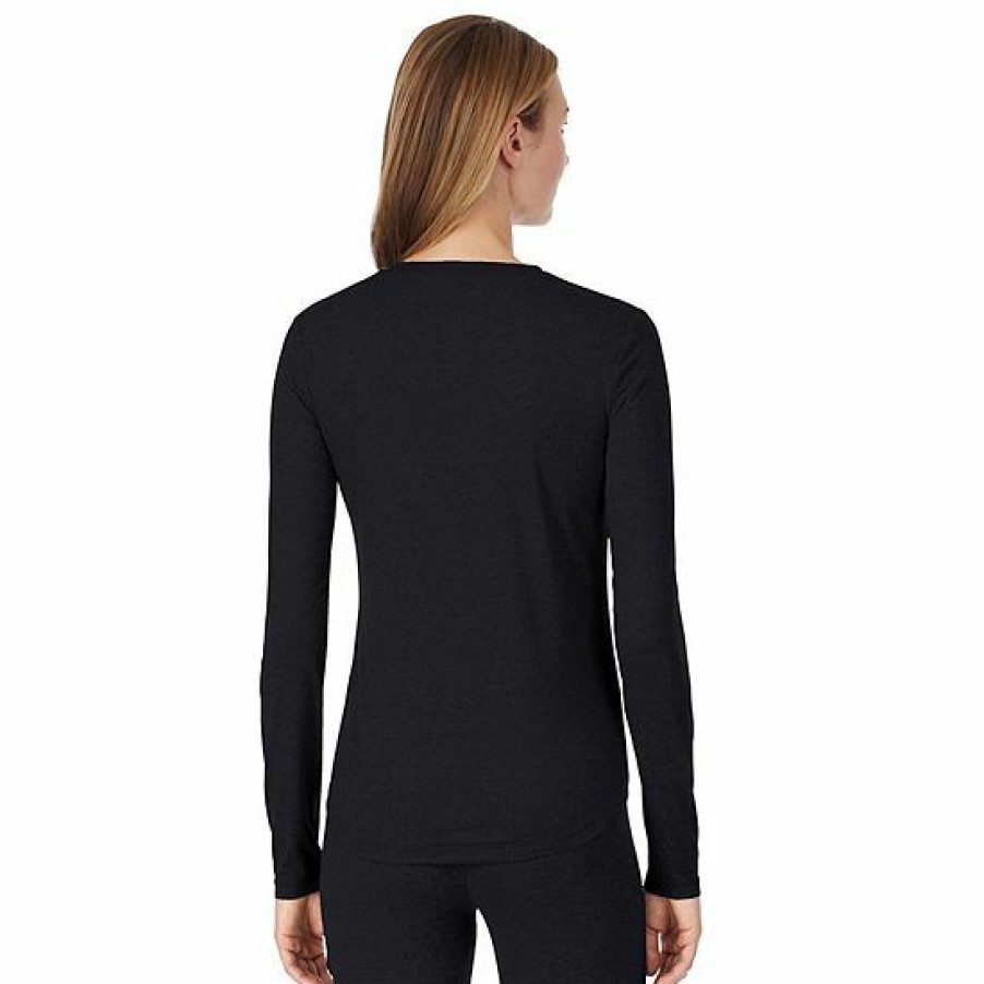 Womens * | Women'S Cuddl Duds Under Scrubs Crewneck Top