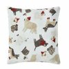 Home Decor * | Cuddl Duds Cozy Soft Dogs Printed Plush Throw Pillow