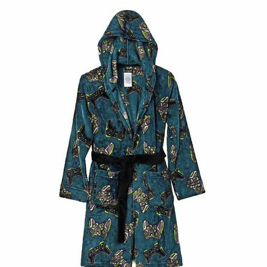 Womens * | Boys 4-14 Cuddl Duds Hooded Robe