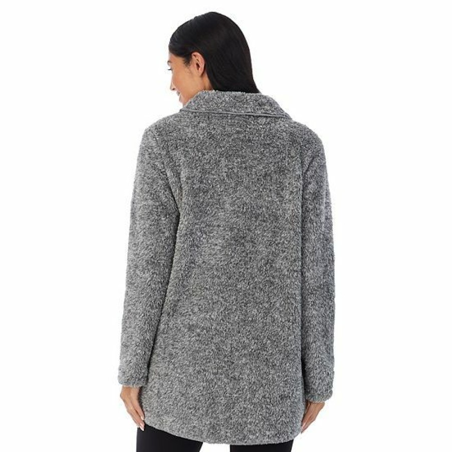 Womens * | Women'S Cuddl Duds Chenille Plush Cardigan