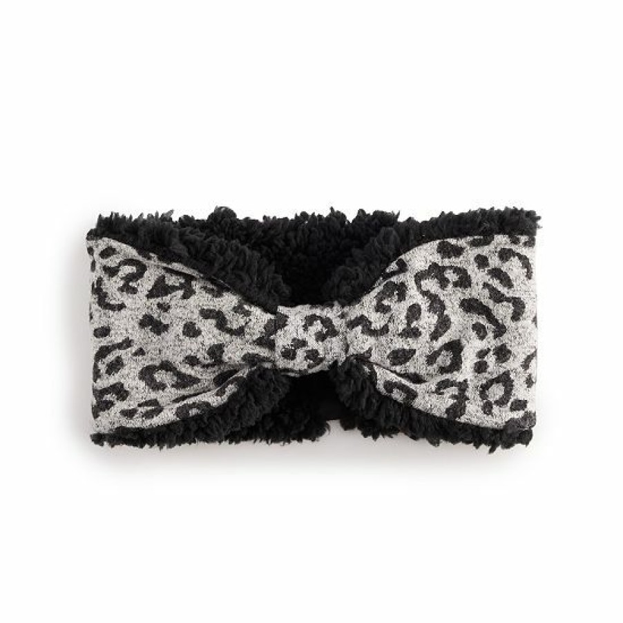 Womens * | Cuddl Duds Soft Knit Women'S Bow Headband