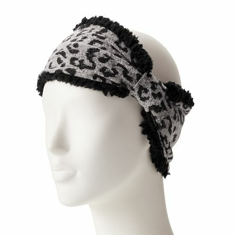 Womens * | Cuddl Duds Soft Knit Women'S Bow Headband