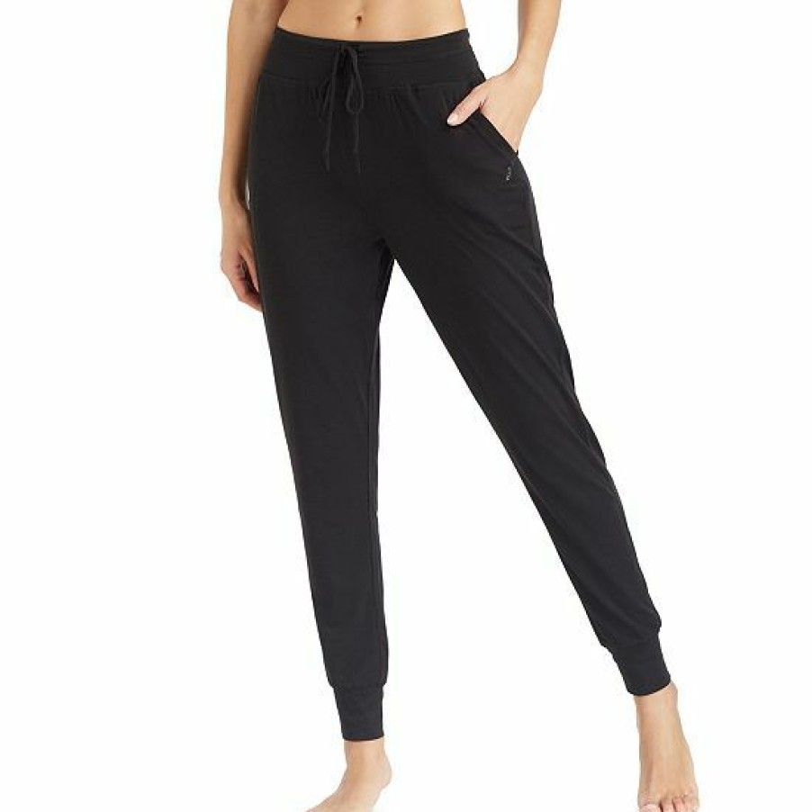 Womens * | Women'S Cuddl Duds Pajamas: Essential Banded Bottom Sleep Pants