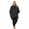 Womens * | Plus Size Cuddl Duds Double Plush Reversible Wrap