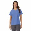 Womens * | Women'S Cuddl Duds Scrubs Classic V-Neck Top