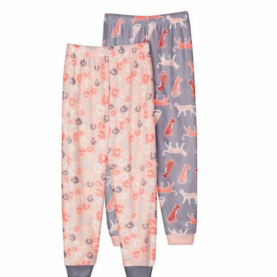 Womens * | Girls Cuddl Duds 2-Piece Pajama Pants Pack