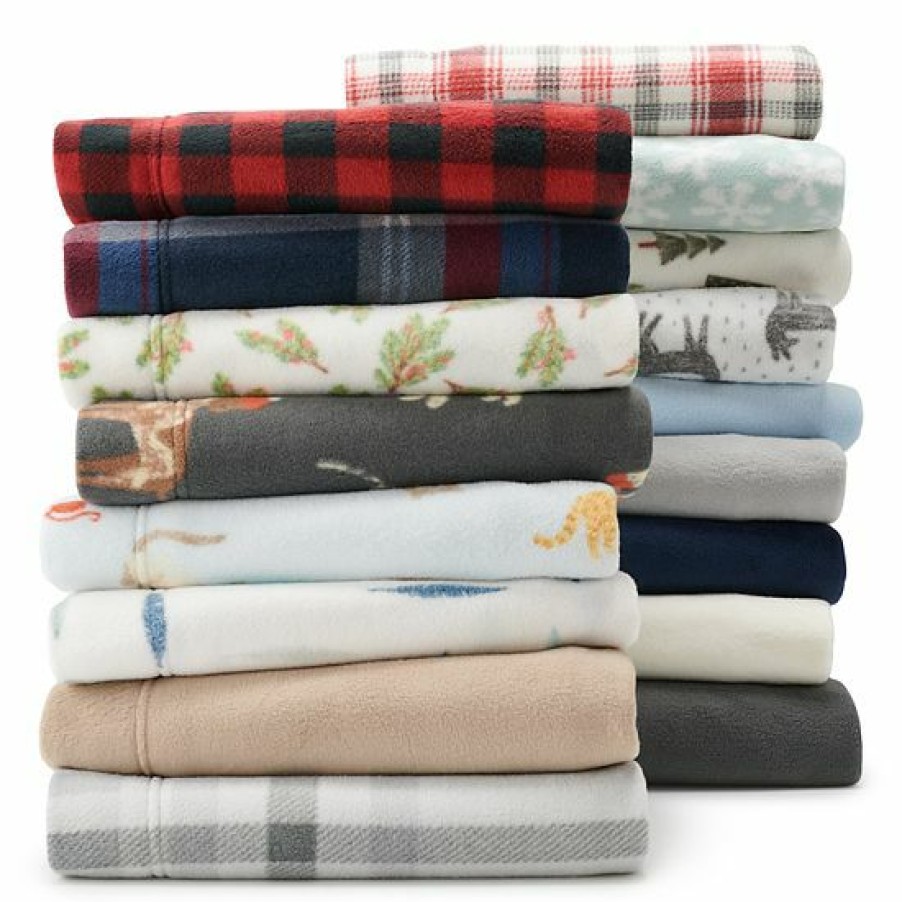 Bed & Bath * | Cuddl Duds Microfleece Sheet Set Or Pillowcases