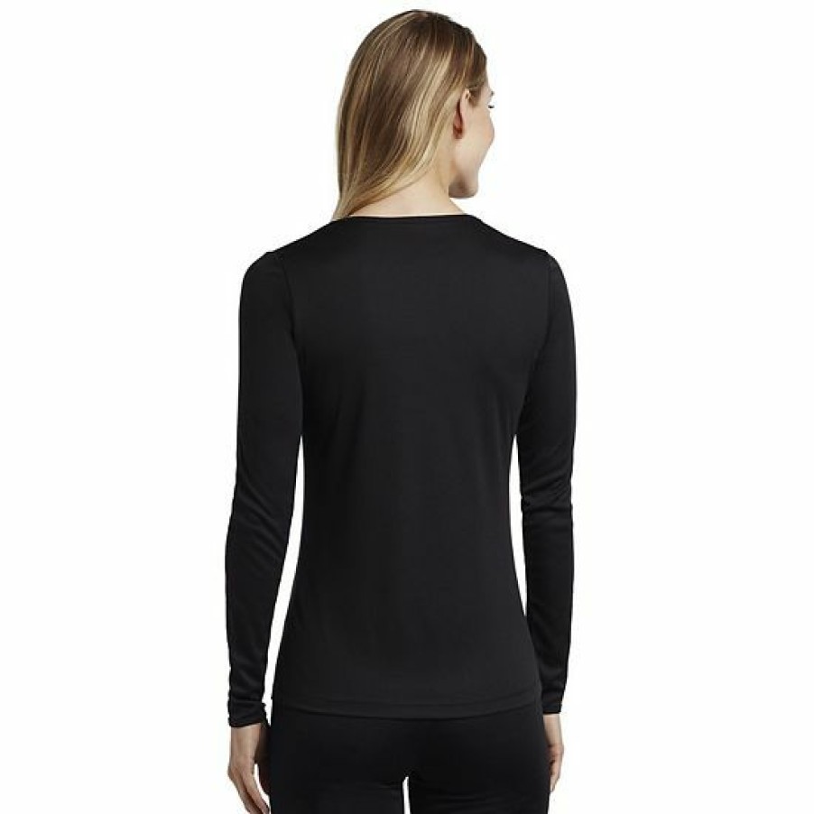 Womens * | Women'S Cuddl Duds Climatesmart Long Sleeve Crewneck Top