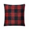 Home Decor * | Cuddl Duds Cozy Soft Buffalo Check Printed Plush Throw Pillow