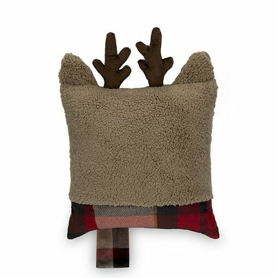 Home Decor * | Cuddl Duds Cozy Soft Reindeer Critter Throw Pillow