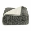 Bed & Bath * | Cuddl Duds Sherpa Throw