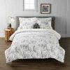 Bed & Bath * | Cuddl Duds Heavyweight Flannel Watercolor Floral Comforter Set With Shams