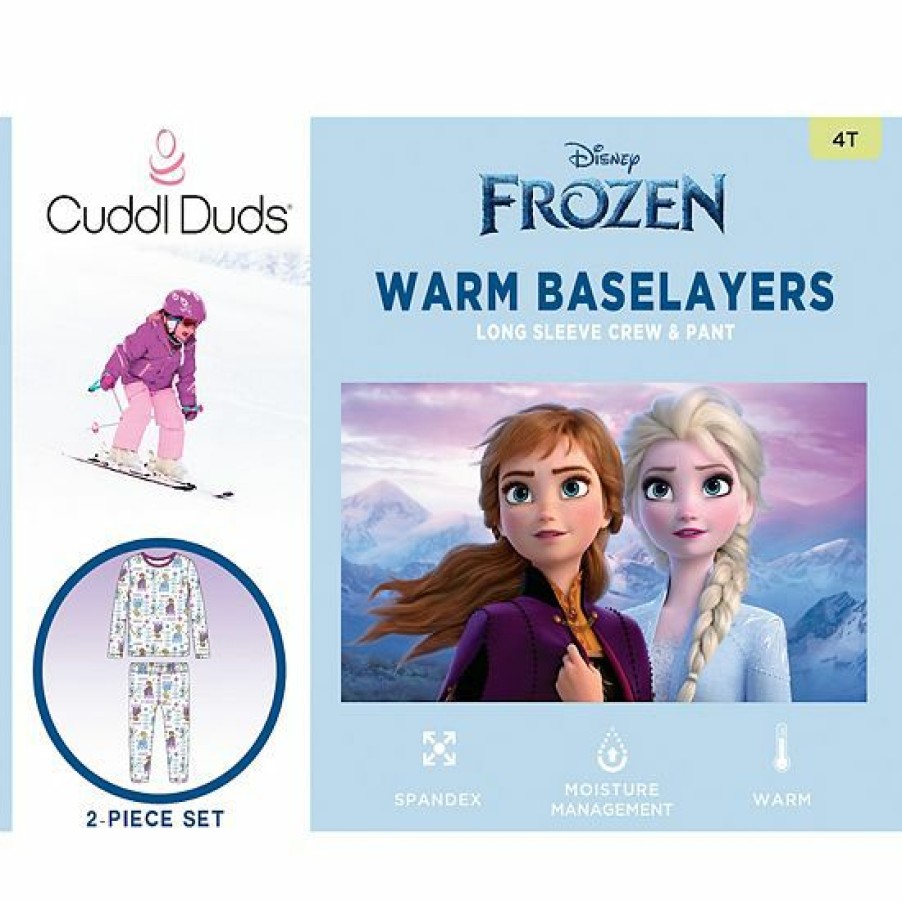 Womens * | Disney'S Frozen Toddler Girl Baselayer Set By Cuddl Duds