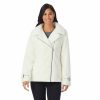 Womens * | Women'S Cuddl Duds Fleece Faux-Fur Moto Jacket